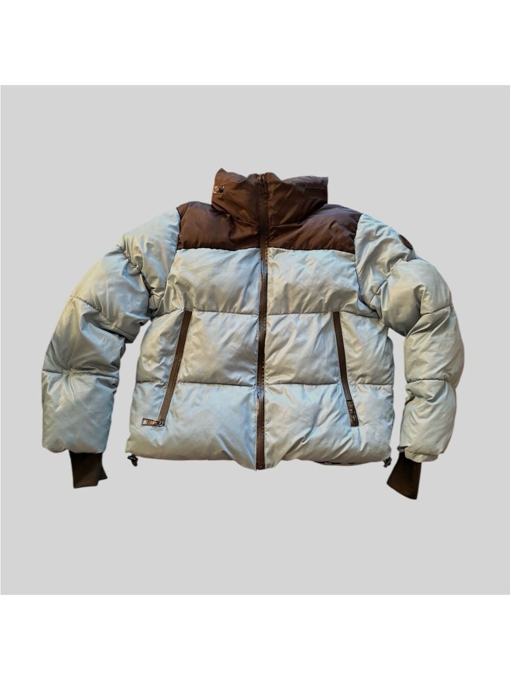 Steve Madden Light Blue Puffer Jacket Medium